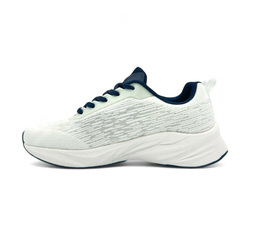 Men's Sport Shoes - White & Navy