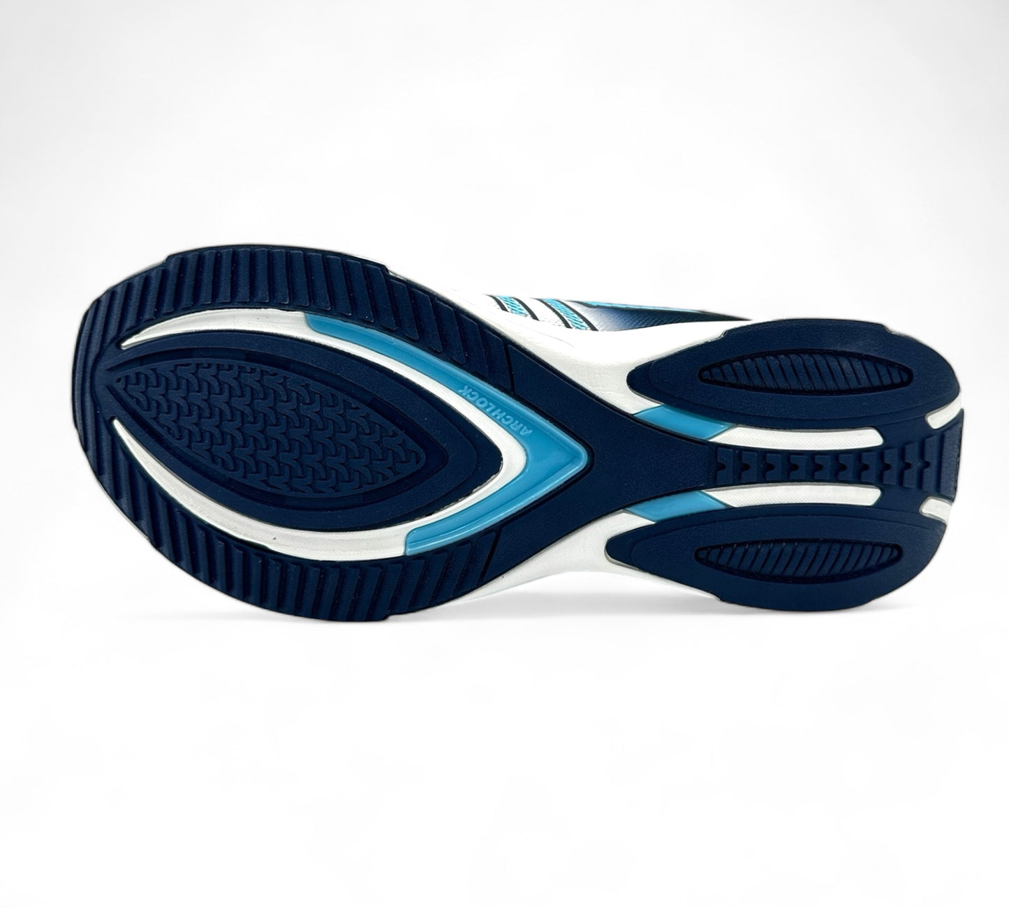 Men's Sports Shoes - White & Navy