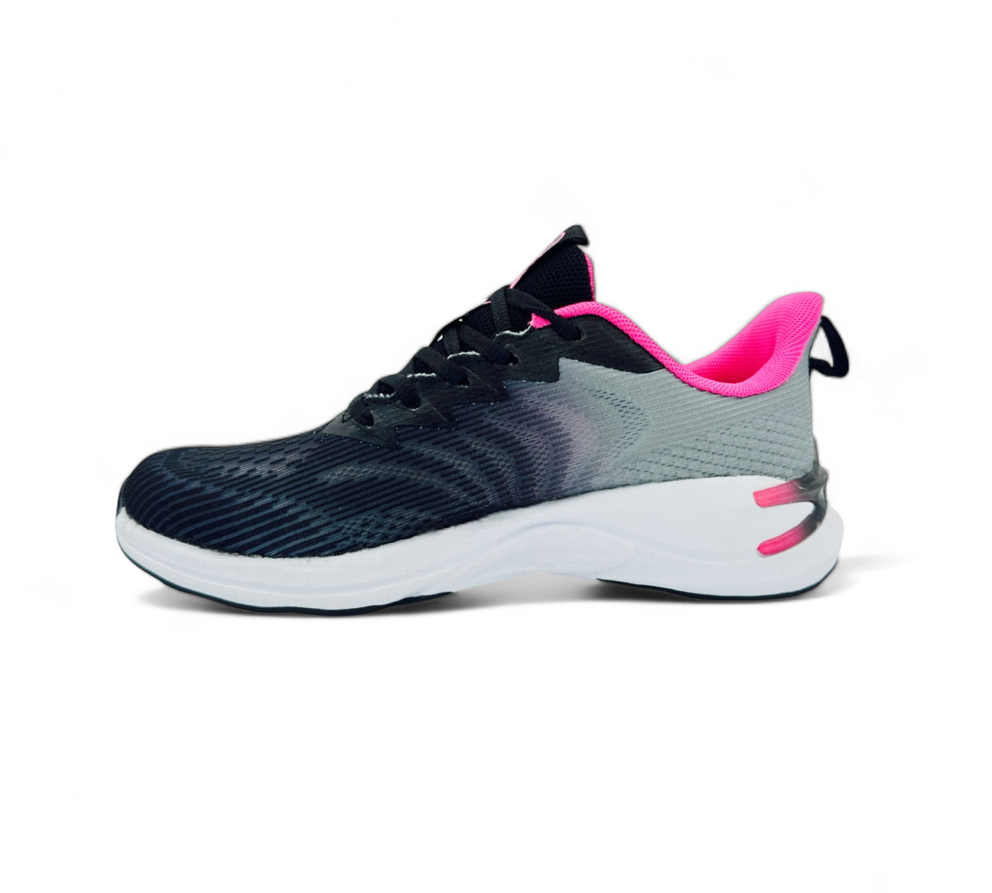 Women's Sport Shoes - Black & Pink