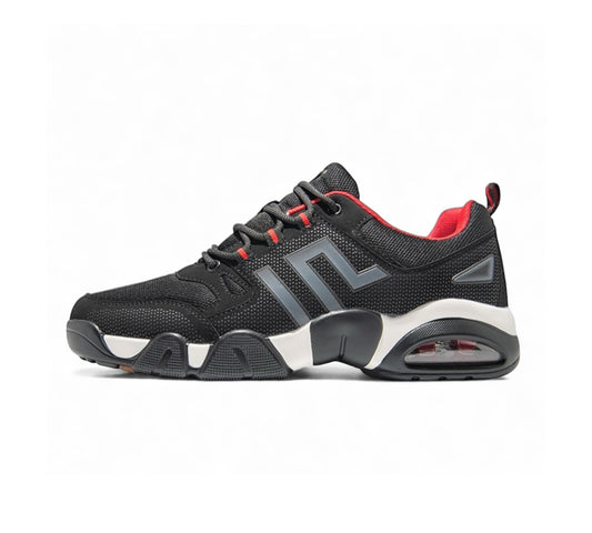 Men's Sport Shoes - Black & Red