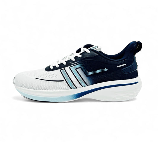 Men's Sports Shoes - White & Navy