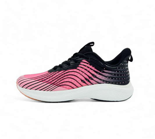 Women's Workout Shoes - Pink & Black